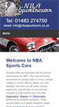 Mobile Screenshot of nbasportscars.co.uk